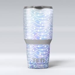 image-Blue and Purple Watercolor Waves - Skin Decal Vinyl Wrap Kit