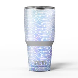image-Blue and Purple Watercolor Waves - Skin Decal Vinyl Wrap Kit