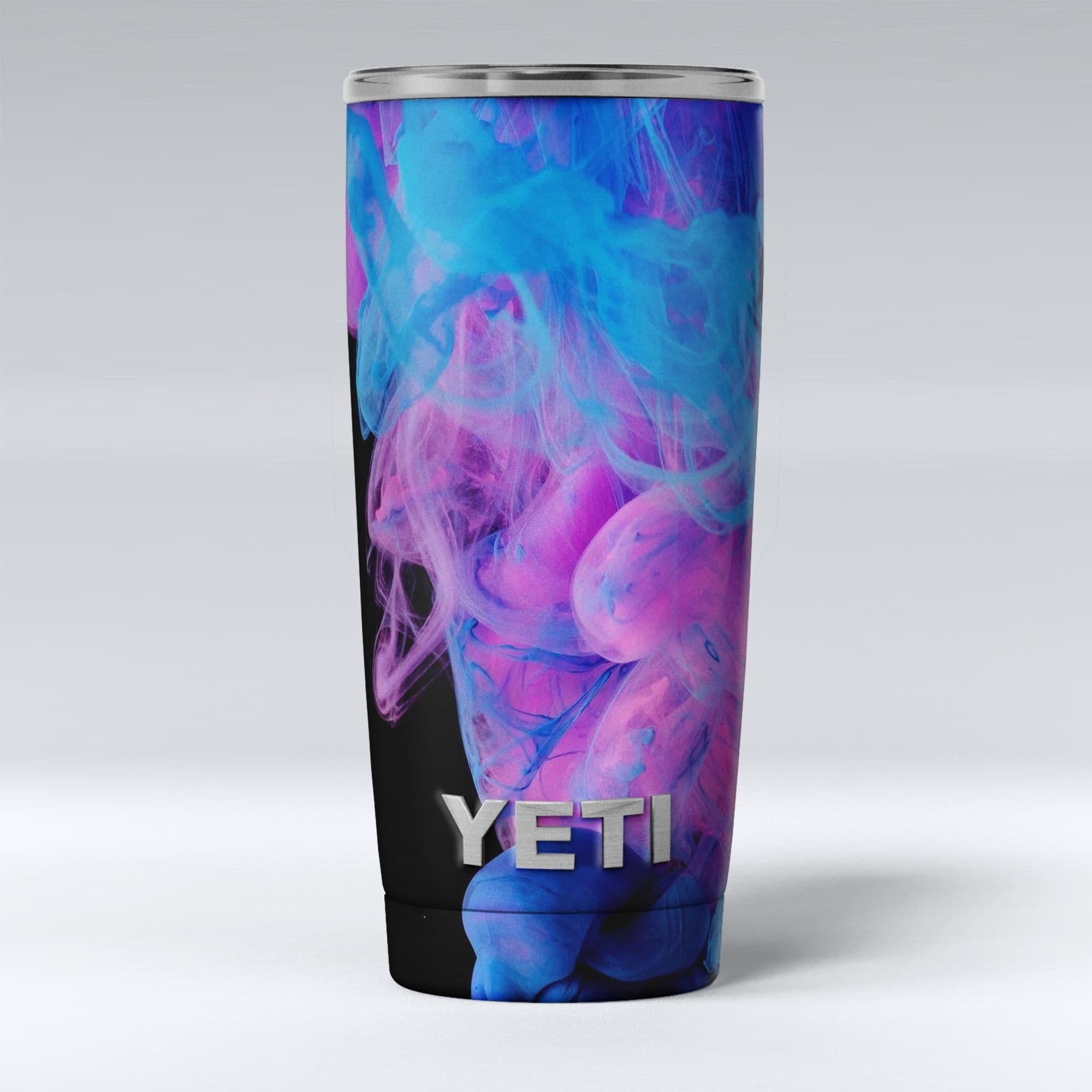image-Glowing Pink and Blue CloudSwirl - Skin Decal Vinyl Wrap Kit