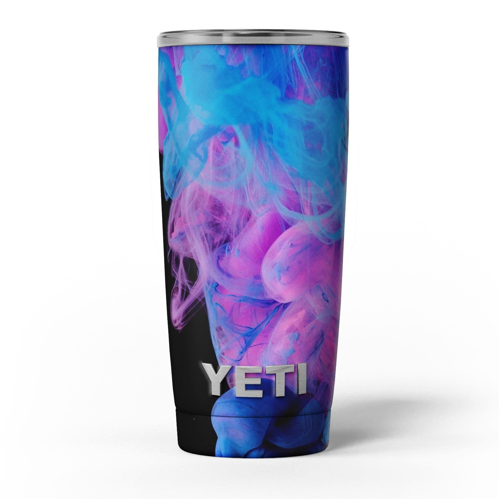 image-Glowing Pink and Blue CloudSwirl - Skin Decal Vinyl Wrap Kit