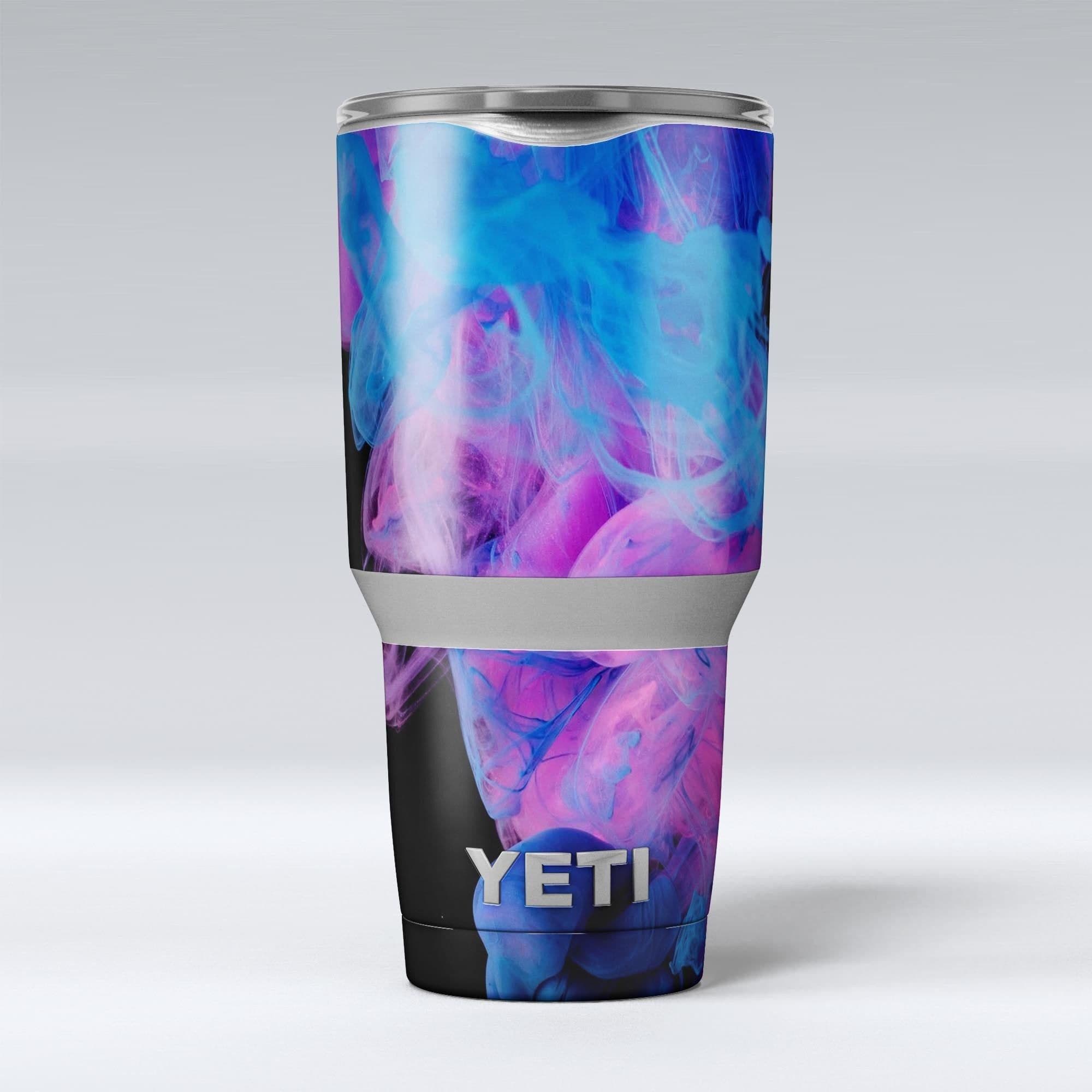 image-Glowing Pink and Blue CloudSwirl - Skin Decal Vinyl Wrap Kit