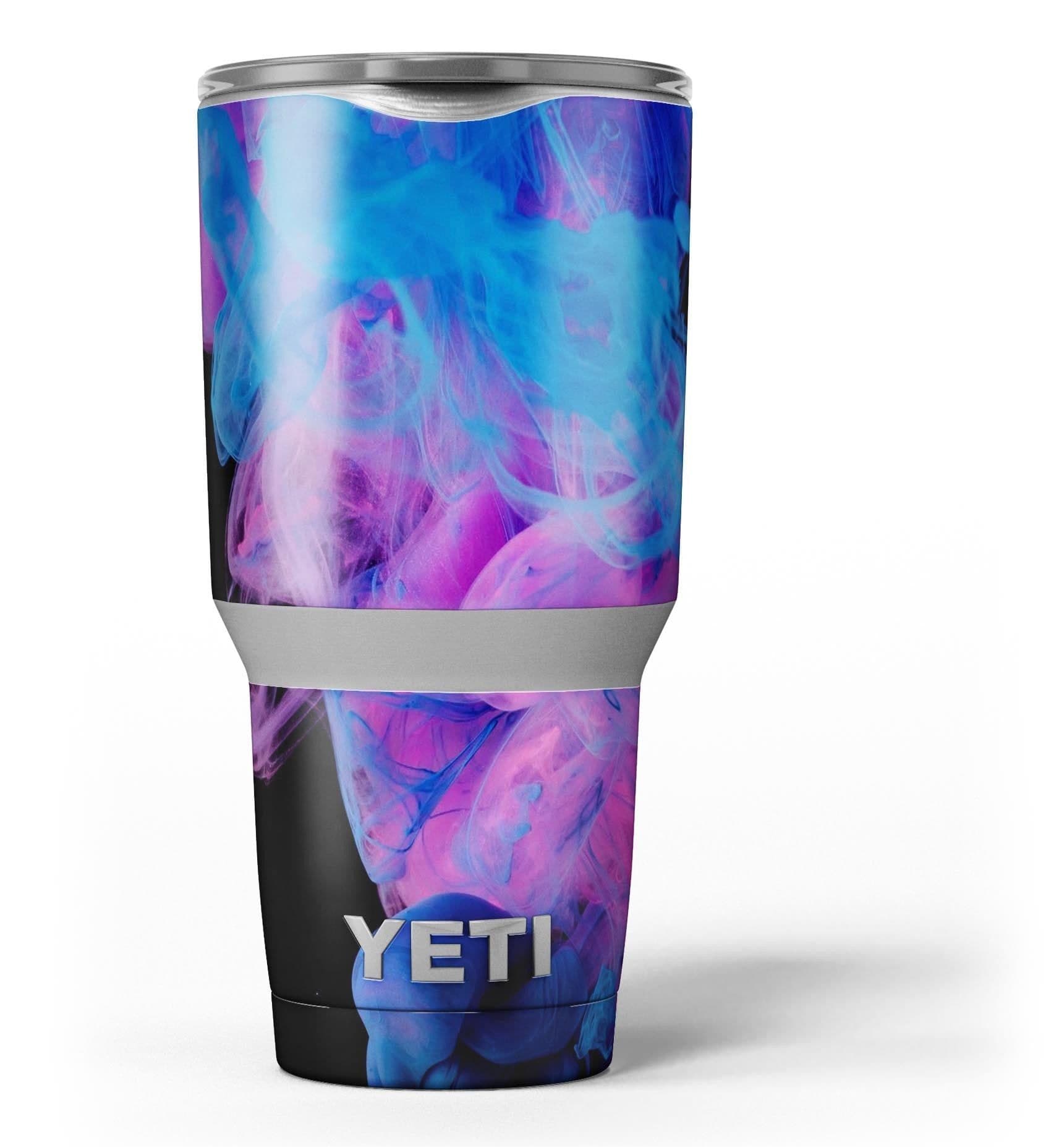 image-Glowing Pink and Blue CloudSwirl - Skin Decal Vinyl Wrap Kit