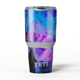 image-Glowing Pink and Blue CloudSwirl - Skin Decal Vinyl Wrap Kit