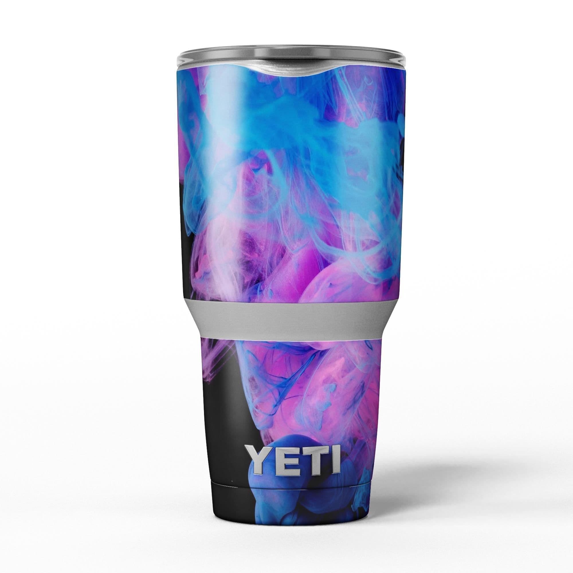 image-Glowing Pink and Blue CloudSwirl - Skin Decal Vinyl Wrap Kit