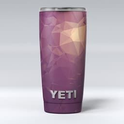 image-Purple Geometric V18 - Skin Decal Vinyl Wrap Kit compatible with the