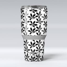 image-Slate Black 5 Leaf Clovers - Skin Decal Vinyl Wrap Kit compatible with
