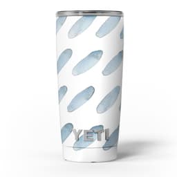 image-Abstract Blue Watercolor Strokes - Skin Decal Vinyl Wrap Kit