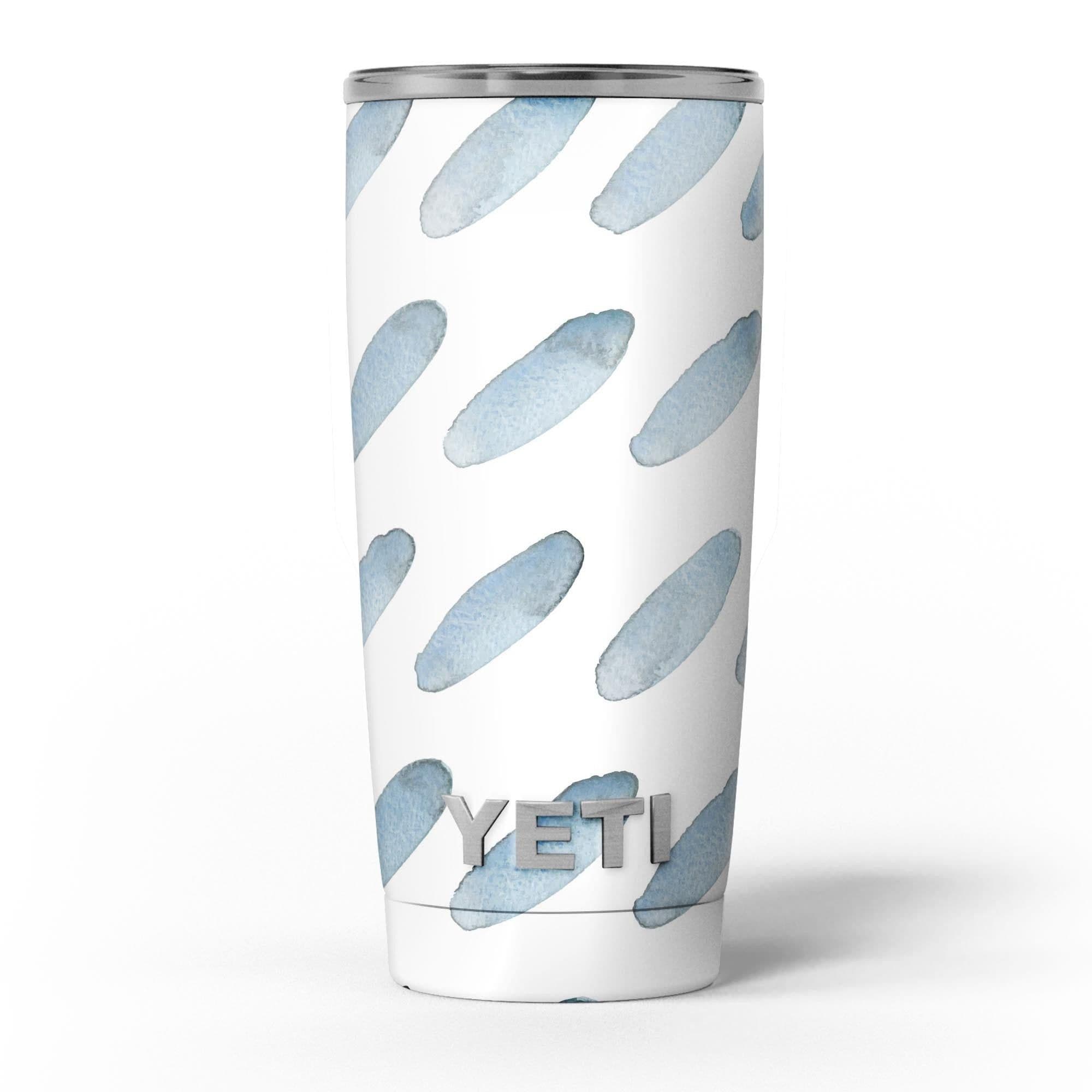 image-Abstract Blue Watercolor Strokes - Skin Decal Vinyl Wrap Kit