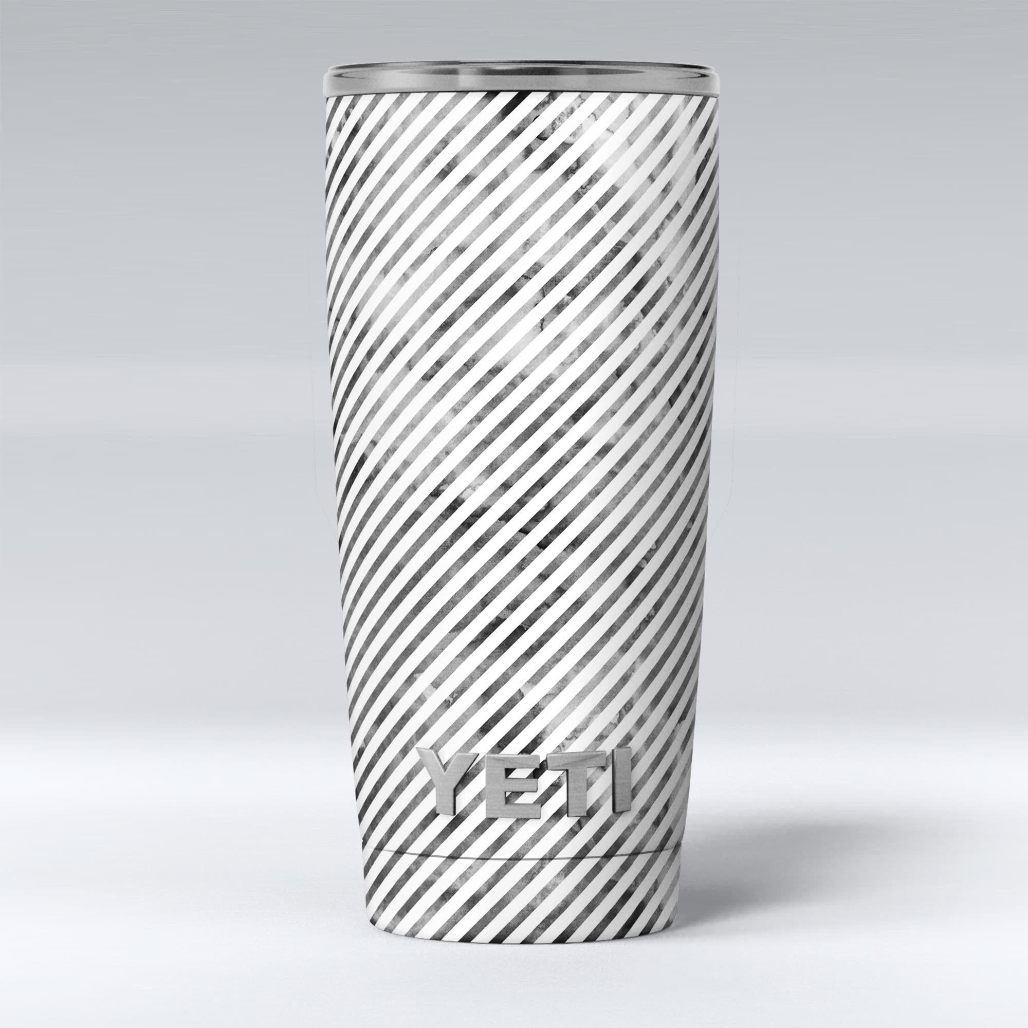 image-Black and Gray Watercolor Stripes - Skin Decal Vinyl Wrap Kit