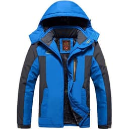 image-Men's Large Winter Outdoor Fishing Jacket, Waterproof 5000mm