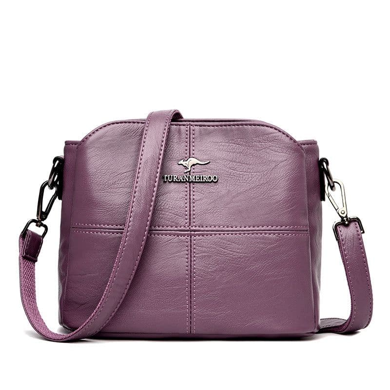 image-Suddenly Beautiful PU Shoulder Bag - Light Blue Small