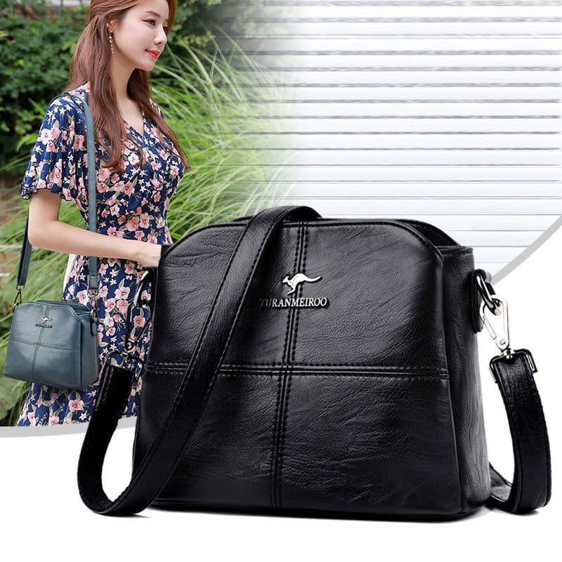 image-Suddenly Beautiful PU Shoulder Bag - Light Blue Small
