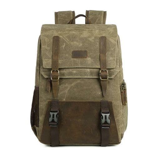 image-High Quality Breathable Waterproof Canvas Camera Backpack