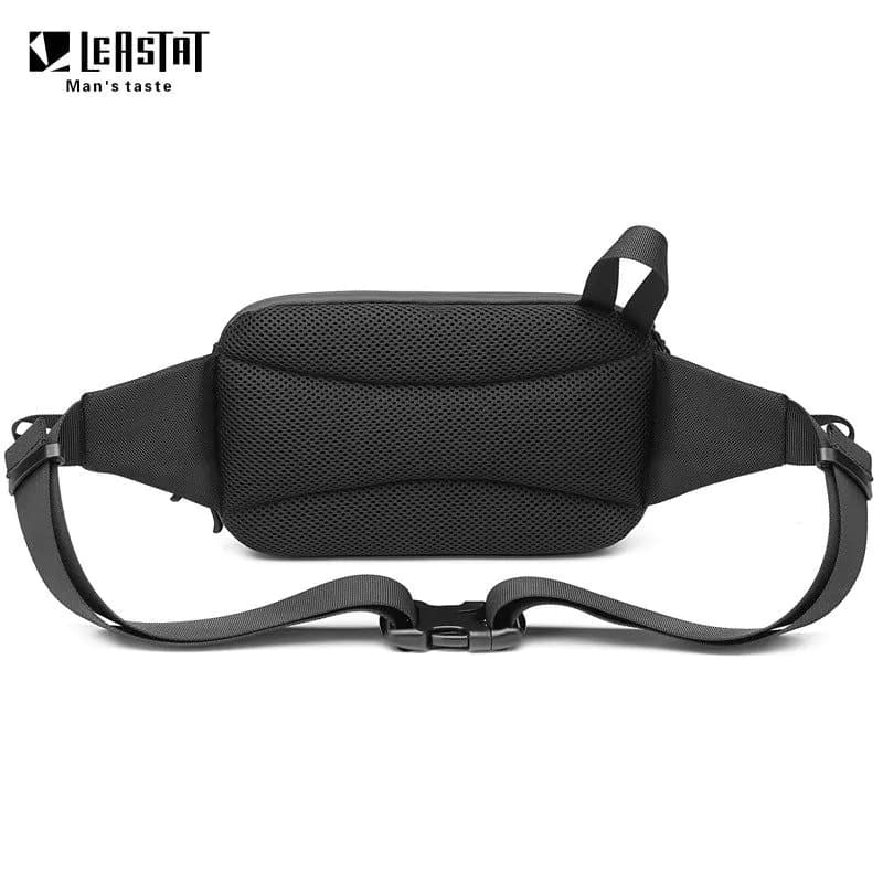 image-LEASTAT Men's Chest Bag - Military Oxford Cloth