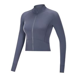 image-Women's Yoga Sports Coat - Long-Sleeved Quick-Drying Cardigan (59 characters)