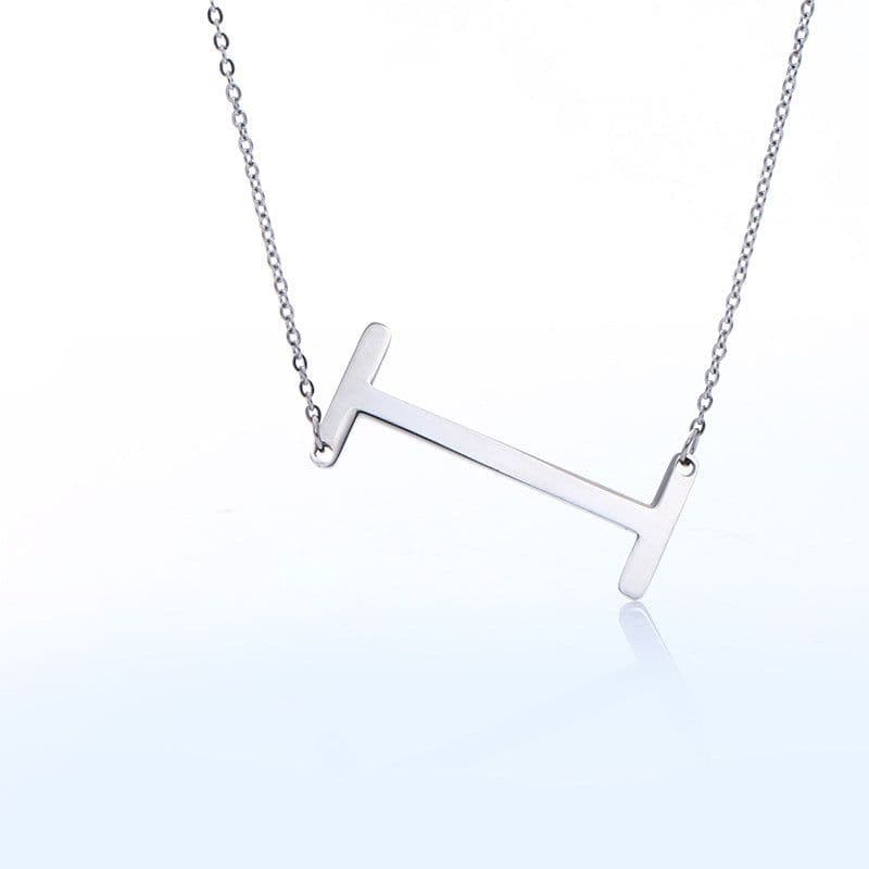 image-Fabulous Rose Gold Plated Stainless Steel Initial Letter Pendant Necklace