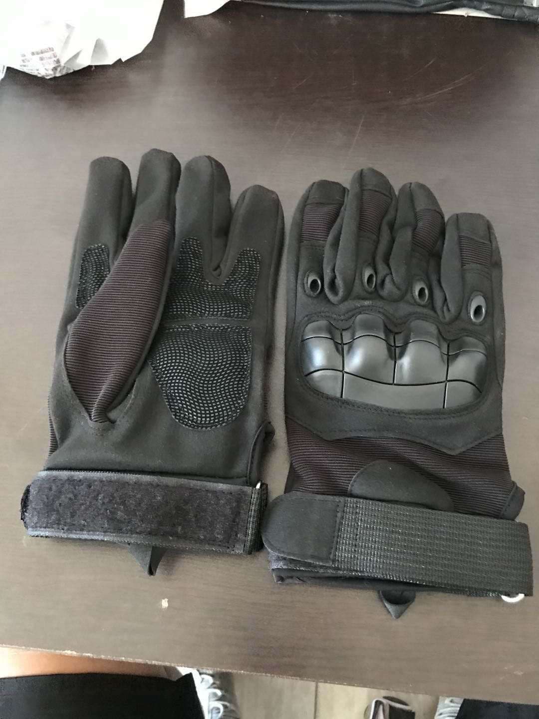 image-Outdoor Tactical Gloves - Black Long Finger