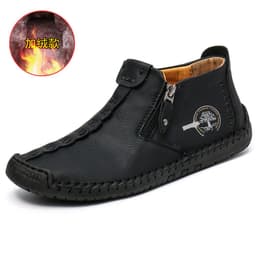 image-Xun Qi Martin Boots - Dark Green Size 48 Zipper