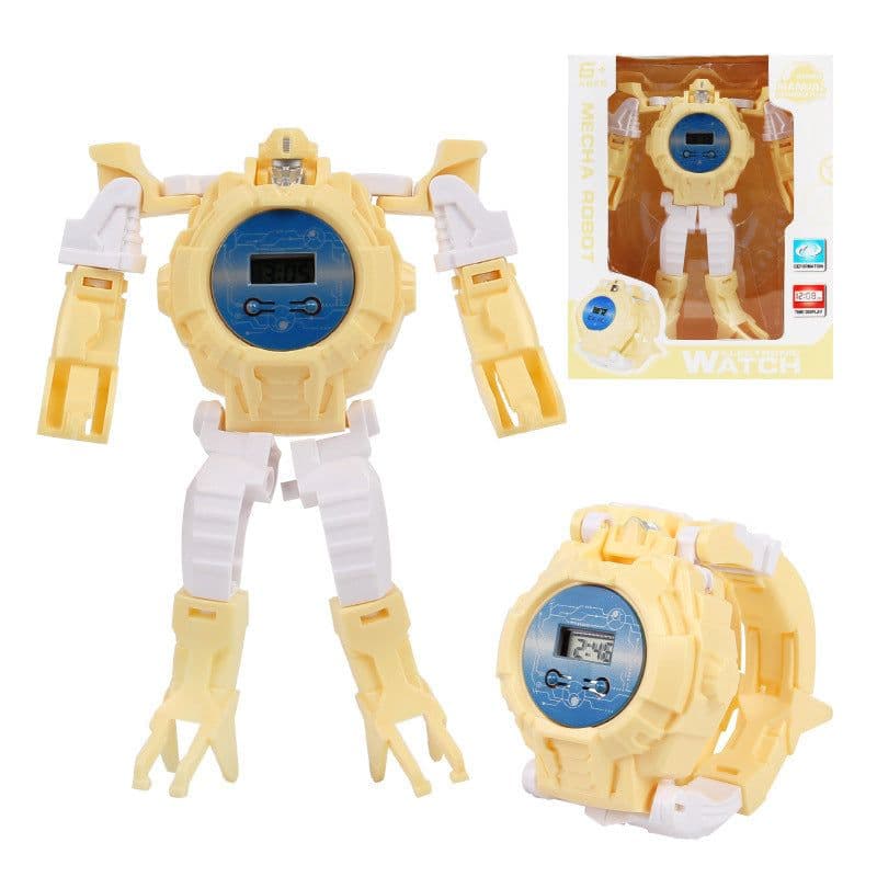image-JZB Deformation Watch Remote Control Car Yellow