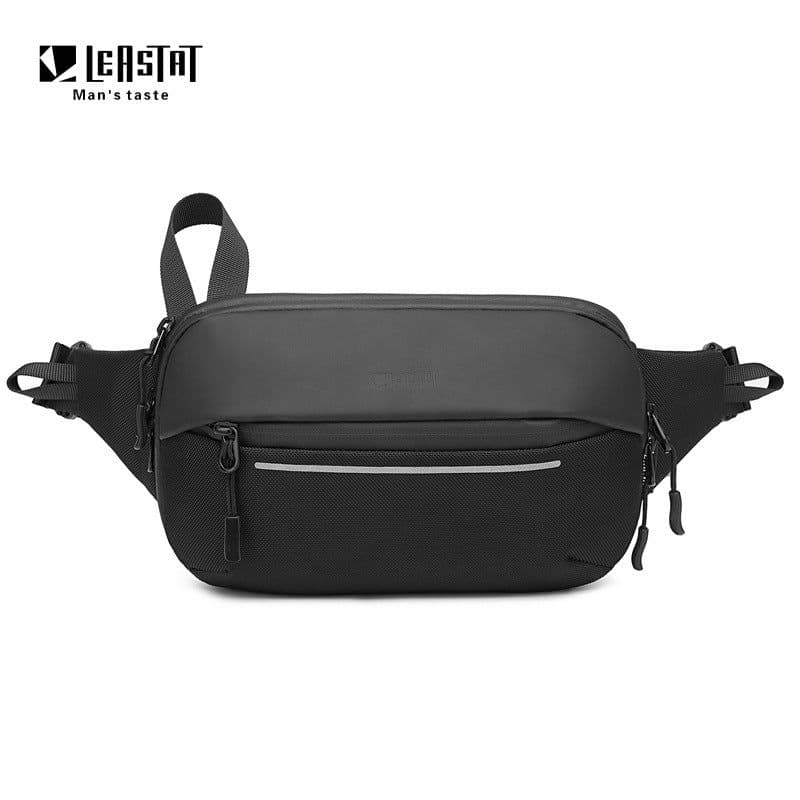 image-LEASTAT Men's Chest Bag - Military Oxford Cloth