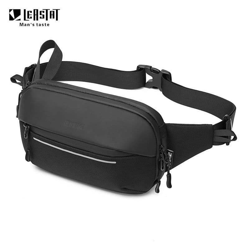 image-LEASTAT Men's Chest Bag - Military Oxford Cloth