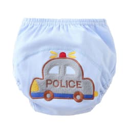 image-Cloth Diaper Pull-Up Pants - Cotton 1-3Y Goldfish