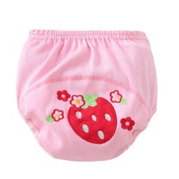 image-Cloth Diaper Pull-Up Pants - Cotton 1-3Y Goldfish