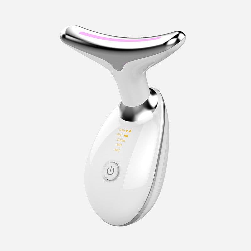 image-Neck Beauty Massager - IPL Dilute Lines, Portable Black CE ROSH