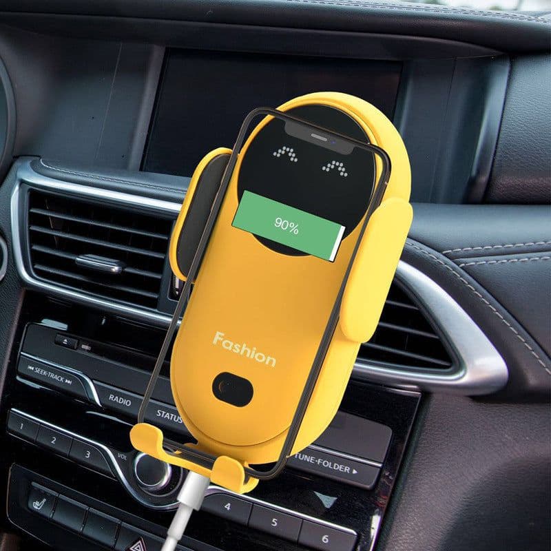 image-S11 Car Wireless Charger 10W Fast Charge