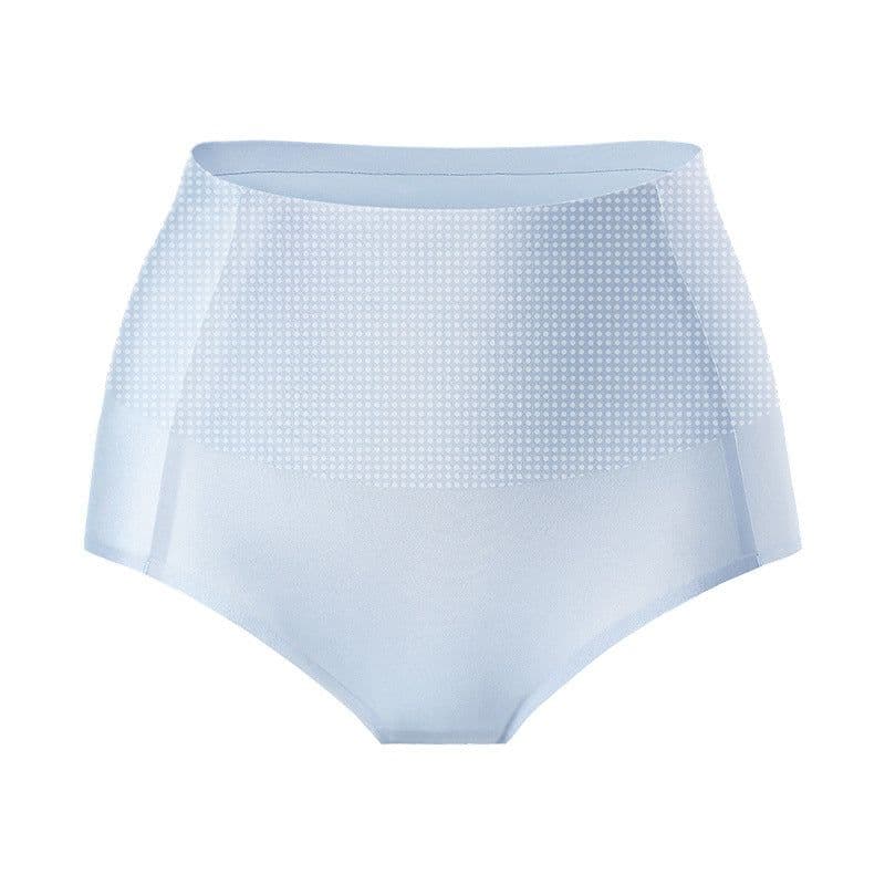 image-Ice Silk High Waist Slimming Panties - Antibacterial