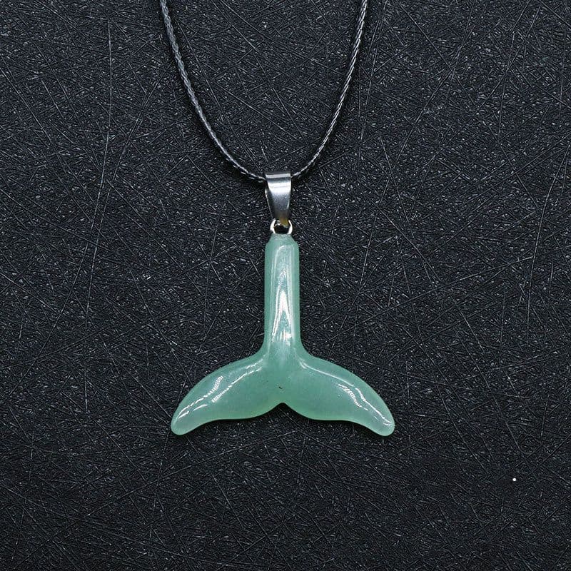 image-Crystal Fishtail Necklace Women Fashion