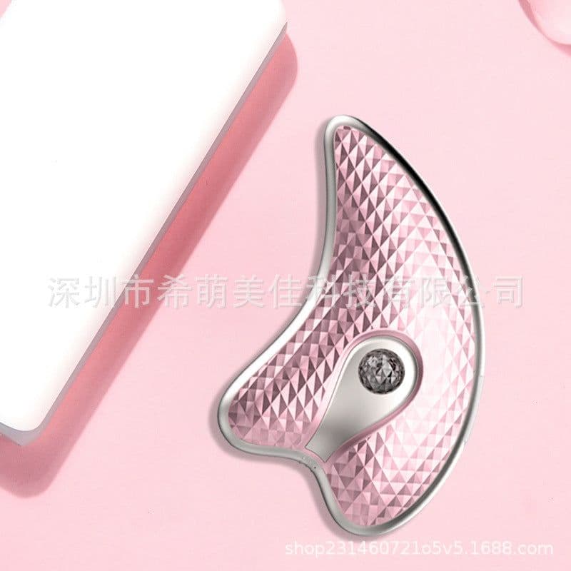 image-Little Dolphin Scraping Device Scraping Board Electric Vibration Heating Scraping Device Beauty Instrument Facial Massage Scraping Device Manufacturer
