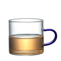image-Jello Borosilicate Glass Teacup with Handle