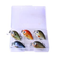image-Mini Crankbait fishing lures 2.7CM 1.5G bait boxed Set