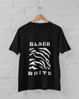 image-Black and White T-shirt Swedish Attitude
