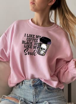 image-Black Coffee Like My Soul Sweat Shirt