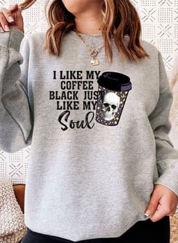 image-Black Coffee Like My Soul Sweat Shirt