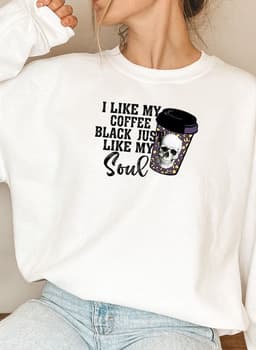 image-Black Coffee Like My Soul Sweat Shirt