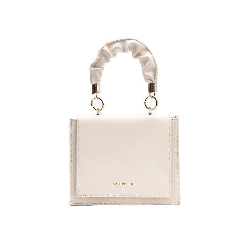 image-Pleated Retro Bag Women's Crossbody Black