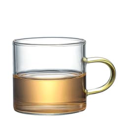 image-Jello Borosilicate Glass Teacup with Handle