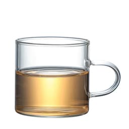 image-Jello Borosilicate Glass Teacup with Handle