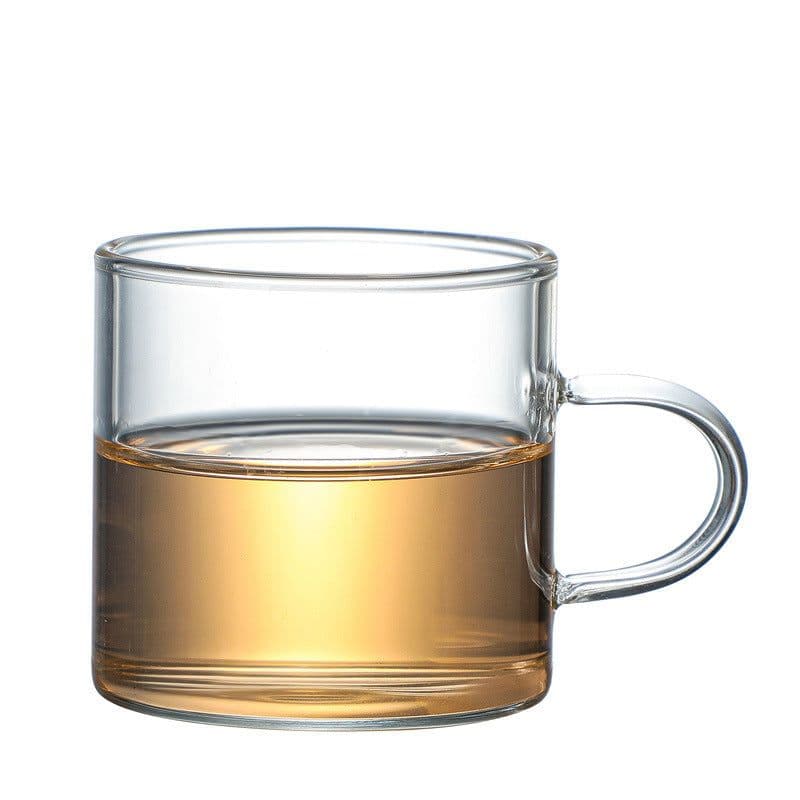 image-Jello Borosilicate Glass Teacup with Handle