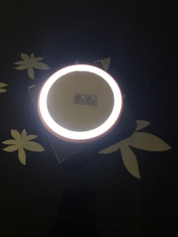 image-Mini LED Makeup Mirror - Portable Folding Round
