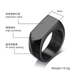 image-New Arrival Stainless Steel Trendy Brand Arrow Ring European and American Style Personalized Men's Ring Can Be Engraved RC-381