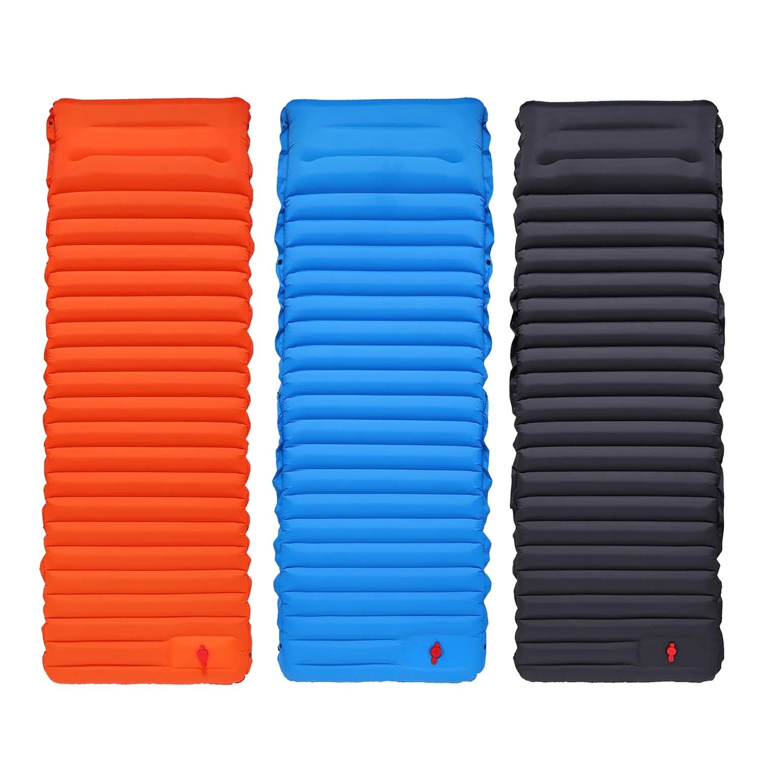 image-Inflatable Camping Mat 190x70cm TPU Nylon Gray