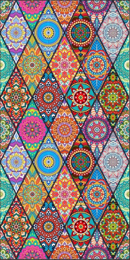 image-Thermal transfer wholesale bath towel European and American style fresh plant trend swimming beach mat towel adult double-sided velvet beach towel