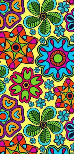 image-Double-sided Velvet Beach Towel - Fresh Plant Design - Bath Towel (57 characters)
