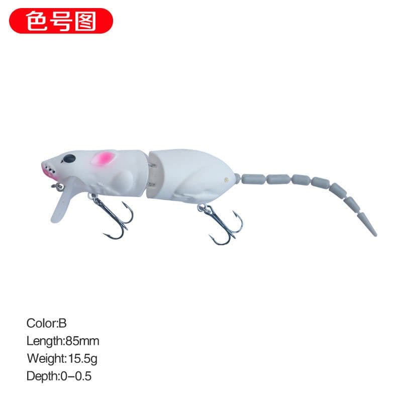 image-15.5g/15.5cm luya bait mouse bionic broken section long throw pencil mino cocked mouth artificial bait fake bait 9008