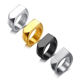 image-New Arrival Stainless Steel Trendy Brand Arrow Ring European and American Style Personalized Men's Ring Can Be Engraved RC-381