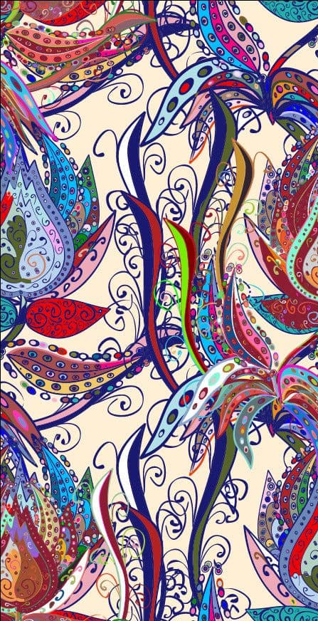 image-Thermal transfer wholesale bath towel European and American style fresh plant trend swimming beach mat towel adult double-sided velvet beach towel